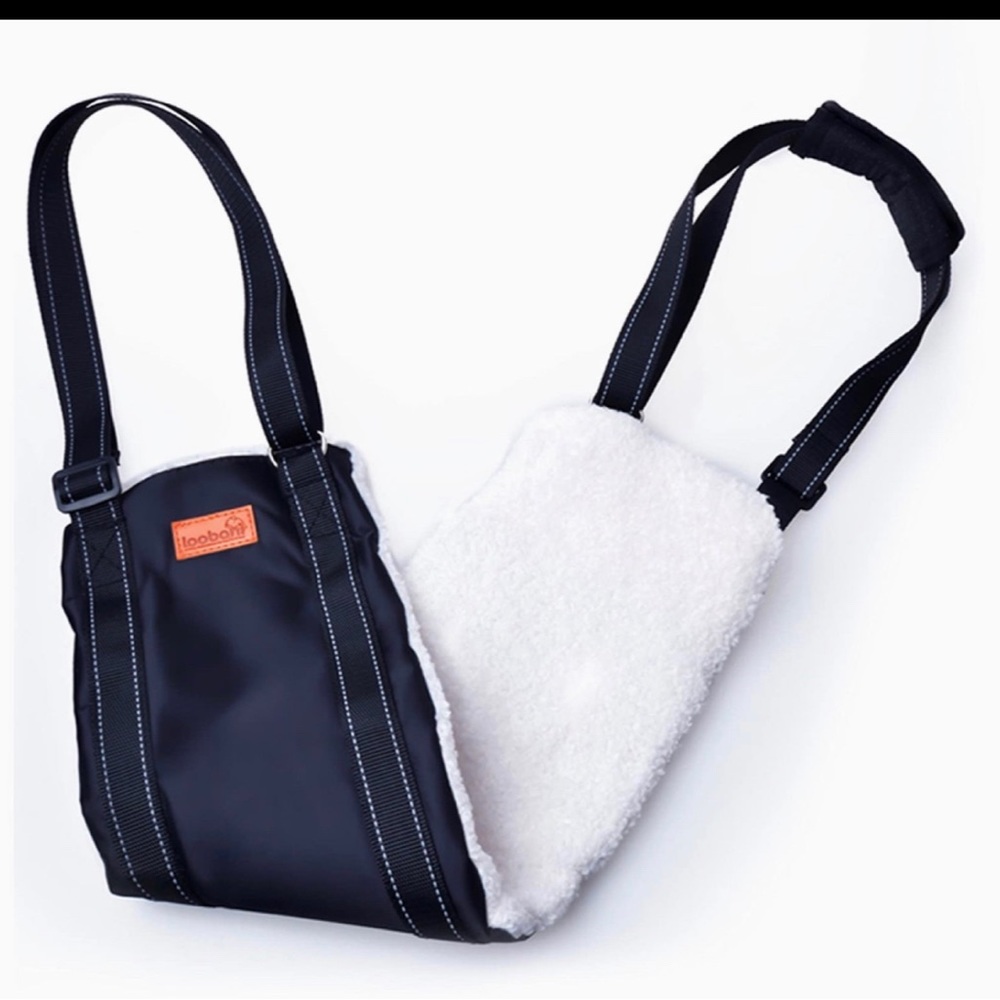 New Size M Black Loobani Dog Lift / Sling (bag not included)